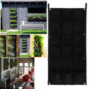 18 Pockets Vertical Garden Flower Pots Hanging Plant Pots Wall Pot and Plan D9S3