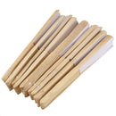 10 pcs/lot 21cm White Color Fabric Hand Fan, Silk Hand Fan Wedding Party Pr U8B3
