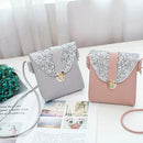 women small bling bling shoulder bag lady's mini cute solid color Glossy ha N1S5