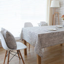 Retro Newspapers Pattern Decorative Table Cloth Cotton Linen Tablecloth Din Q3H1