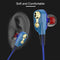 Wired earphone Super Bass Noise Isolation HIFI 3.5mm dual drive stereo In-E P1M7