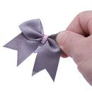 6Pcs Cute Baby Girls Hair Clips Handmade Fabric Bowknot Crown Hairpins Todd R4U4