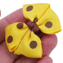 6Pcs Cute Baby Girls Hair Clips Handmade Fabric Bowknot Crown Hairpins Todd I5H2