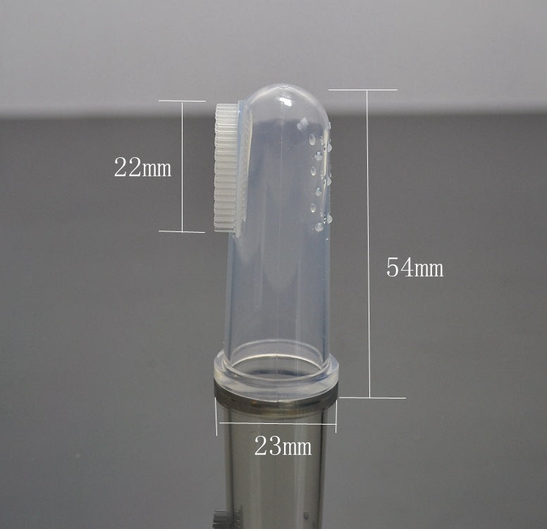Cat Dog Oral Care Massager Toothbrush Soft PLASTIC Finger Brush