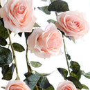 180cm Artificial Rose Flower Vine Wedding Decorative Real Touch Silk Flower A1R2
