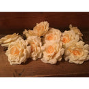 10PCS Artificial Flowers Head 10 cm For Wedding Decoration DIY Wreath Gift  Q8B4