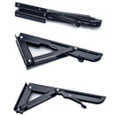 2PCS Decorative wall mounted shelf e folding foldable metal bearing table suK6F7
