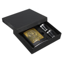 IPRee Outdoor 8oz Liquor Bottles CCCP Stainless Steel Hip Flask Whiskey Cup Funnel