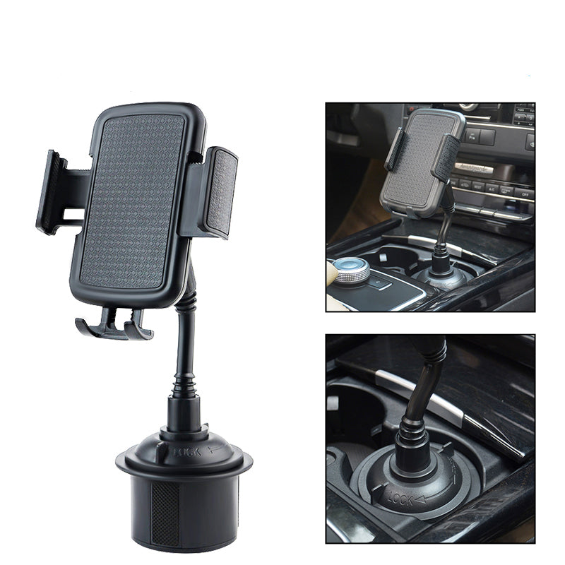 Universal 360 Car Cup Holder Stand Cradle Car Phone Holder For 3.0-6.5 Inch Smart Phone
