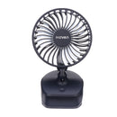 3Modes Mini Portable Summer Fan Outdoor Camping USB Rrchargeable Desk Fan with Safety Clip