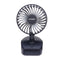 3Modes Mini Portable Summer Fan Outdoor Camping USB Rrchargeable Desk Fan with Safety Clip