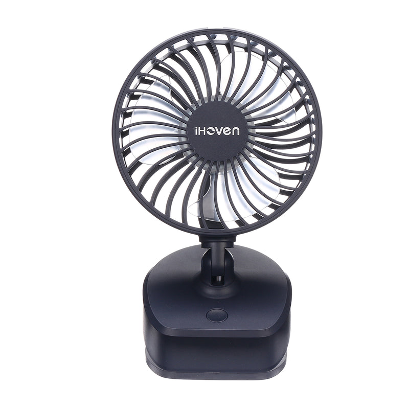 3Modes Mini Portable Summer Fan Outdoor Camping USB Rrchargeable Desk Fan with Safety Clip