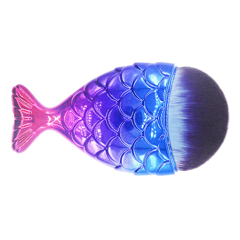 Cosmetic Mermaid Brush Professional Powder Mermaid Makeup Brushes Set Makeu N4M8