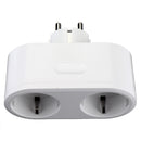 Dual EU Smart WiFi Power Plug Remote Control Switch Socket Outlet by HomeKit Dohome APP Google Assistant Alexa Remote Voice Control
