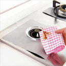 4PCS Reusable Aluminum Foil Gas Stove Burner Cover Protector Liner Clean Ma K9B5