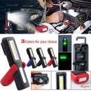 USB charging inspection lamp with magnet COB working flashlight can support
