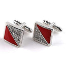 1 Pair Fashion Drop Oil Cufflinks Men's Women's Fashion Shirt Cufflinks Bus C4E6