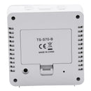 Multifunction Noiseless Mirror Clock Digital Display Time Night Light Led A W8P9