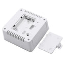 Multifunction Noiseless Mirror Clock Digital Display Time Night Light Led A W8P9