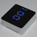 Multifunction Noiseless Mirror Clock Digital Display Time Night Light Led A W8P9