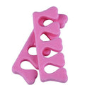 100 Pcs Soft Finger Tool Toe Nail Separator Pedicure Manicure Art D2I2