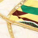 2pcs Creative Digital Print Bandage Bikini Sexy Backless Triangular Split S P1A7