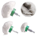 2in Cotton Dome Polishing Buffing Wheel Drill 1/4in Shank Brush Wheel for A