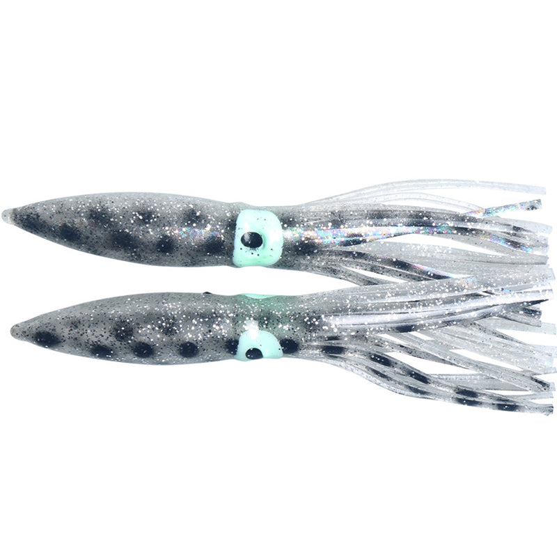 ZANLURE 2Pcs/Set 11cm 5g Octopus Artificial Soft Bait Long Shot Squid Pesca Bait Sea Fishing Lure