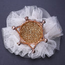 Children's flower crown princess bud silk hair clips for girls baby hair ac Q8G9
