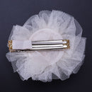 Children's flower crown princess bud silk hair clips for girls baby hair ac Q8G9