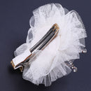 Children's flower crown princess bud silk hair clips for girls baby hair ac Q8G9