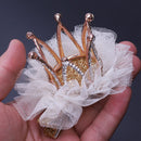 Children's flower crown princess bud silk hair clips for girls baby hair ac Z5P9
