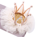 Children's flower crown princess bud silk hair clips for girls baby hair ac Q8G9