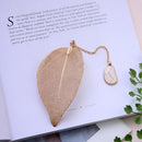 School Stationery Festival Gift Metal Bookmarks for Books Cartoon Leaf Offi Y1W5