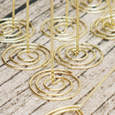 6 pcs Heart Shape Photo Holder Stands Table Number Holders Place Card Paper