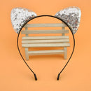 Sequins Cat Ear Girl Hairband Sexy Cat Ears Kid Hair Accessories For Women  I6B7