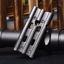 IPRee Outdoor Three Tube 150db Whistle Camping Survival Stainless Steel Apito Sounder With Clip