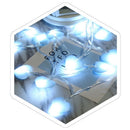 LED String lights night light Holiday lighting For Garland Fairy Christmas  V2Y4