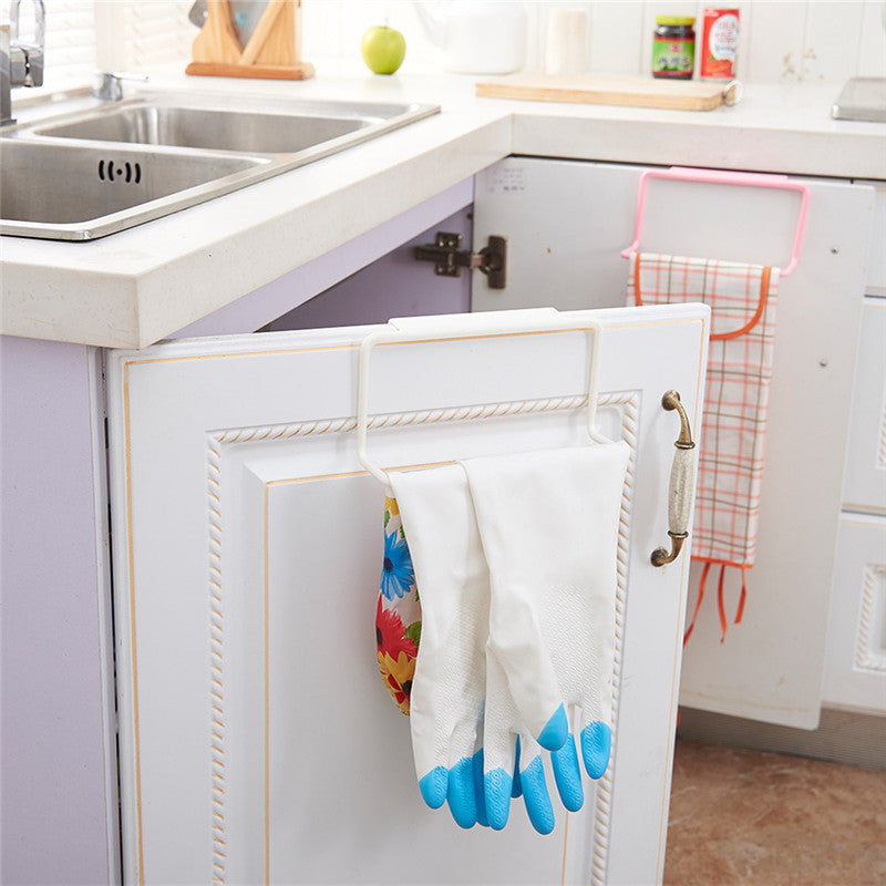 Kitchen Bathroom Cabinet Cupboard Hanger Kitchen Towel Hanger Kitchen Storage Rack Free Nail
