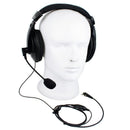 2 Pin PTT Headphones for Baofeng 888s Retevis H777 Kenwood Hot