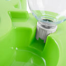 Pet Bowls,Stainless Steel Removable Dog Bowl Food Feeder With Drinking Foun X2A1