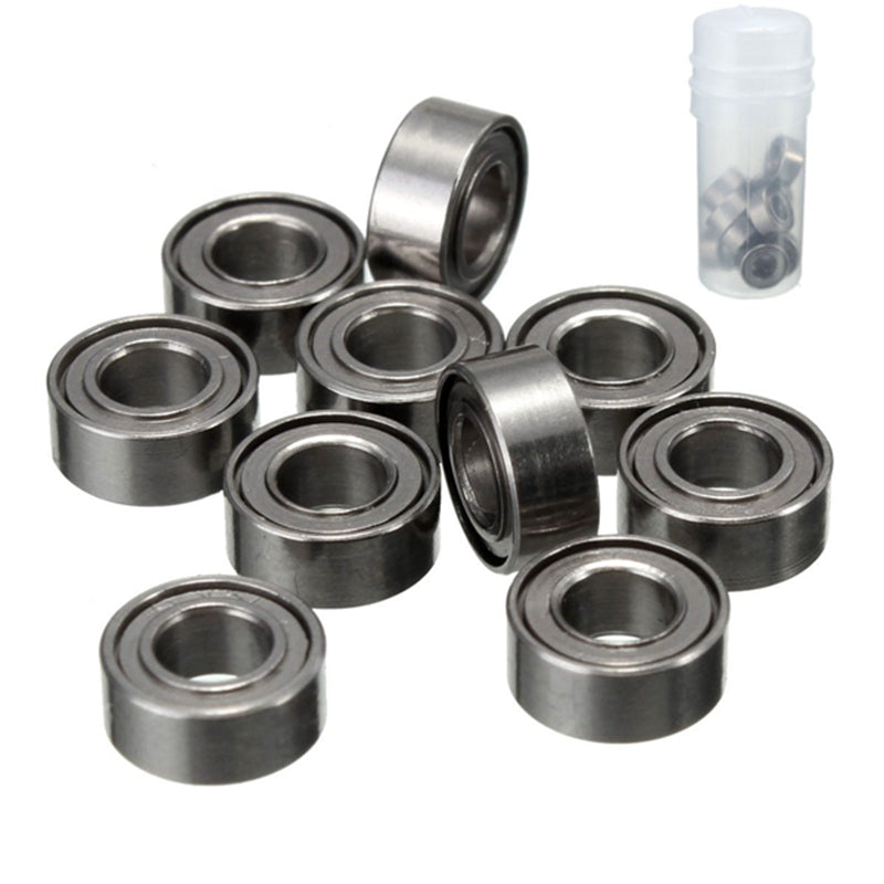 10Pcs MR63ZZ Miniature Steel Ball Bearings Skateboard Roller Rolling 6x3x2.5mm