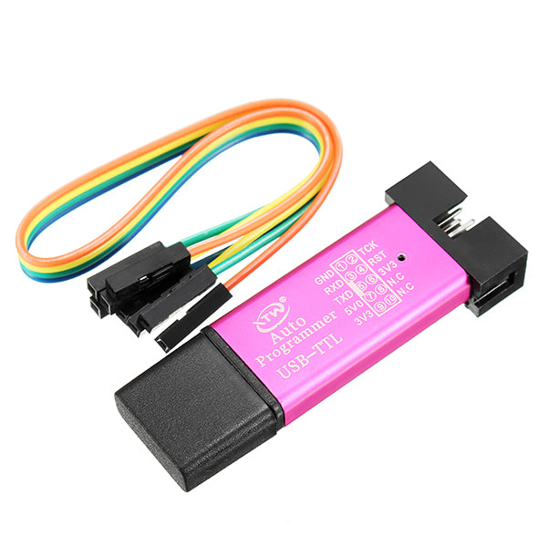3pcs 5V 3.3V  Burning Programmer Automatic STC Download Cable USB To TTL USB To Serial Port