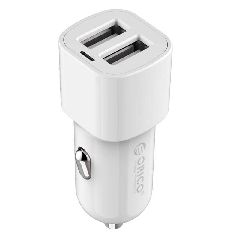 ORICO 17W Dual USB Port LED Indicator Fast Charging USB Car Charger For iPhone XS X Max 11 Pro Huawei P30 Pro Mate 30 Xiaomi Mi9 9Pro S10+ Note10