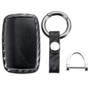 Car Carbon Fiber Color Silicone Remote Smart Key Case Fob For Jaguar Land Rover Range Sport Freelander 2 Discovery 4