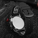 SINOBI 9732 Dual Display Digital Watch Men Chronograph Alarm Luminous Display Fashion Sport Watch