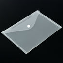 12pcs/set Transparent Plastic A5 Folders File Bag Document Hold Bags Folder A3C8
