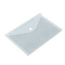 12pcs/set Transparent Plastic A5 Folders File Bag Document Hold Bags Folder A3C8
