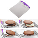 Kitchen Cake Shovel Stainless Steel Pizza Dough Scraper Cutter Cake Pie Tra