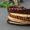 Trendy Wrap Bracelet Multilayer Bead Chain Jewelry Gift Men Bracelet